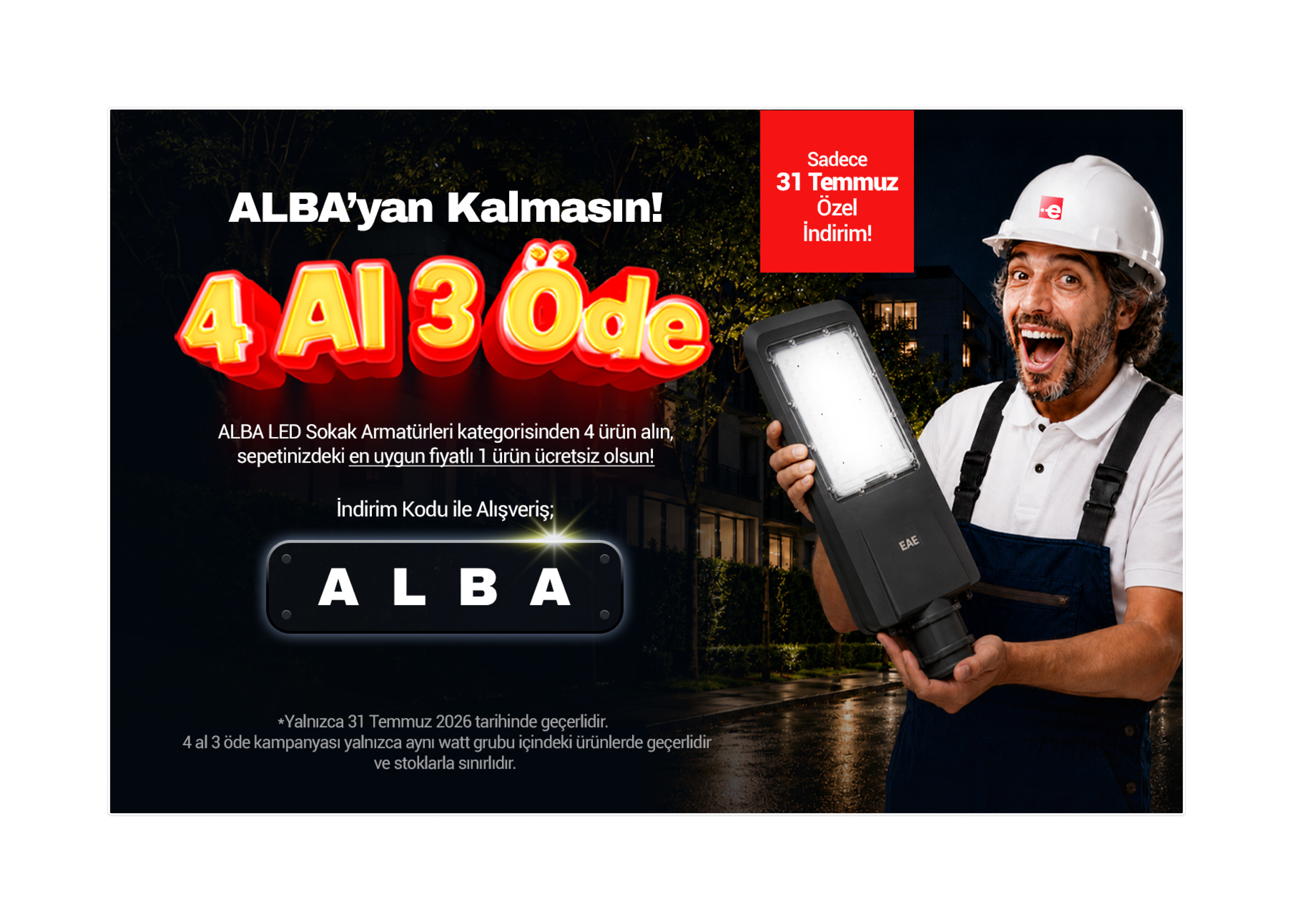 🎁 4 Armatür Alana 1 Armatür Bizden!